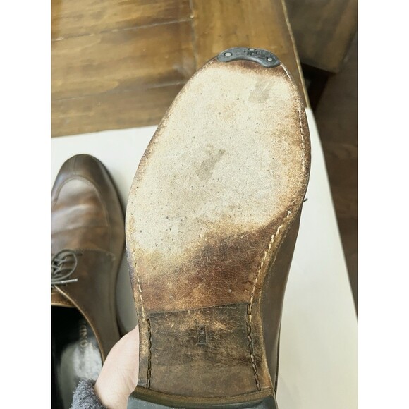 Allen Edmonds Crosby Street Walnut Color - 10.5 D Comfort Hand Crafted $499